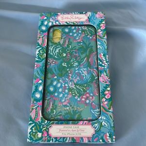 Lilly Pulitzer Aqua La Vista iPhone XS/X Case